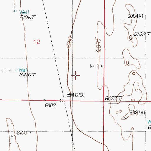 Topographic Map of Water Well Number 2, NM