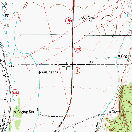 Topographic Map of 10056 Water Well, NM