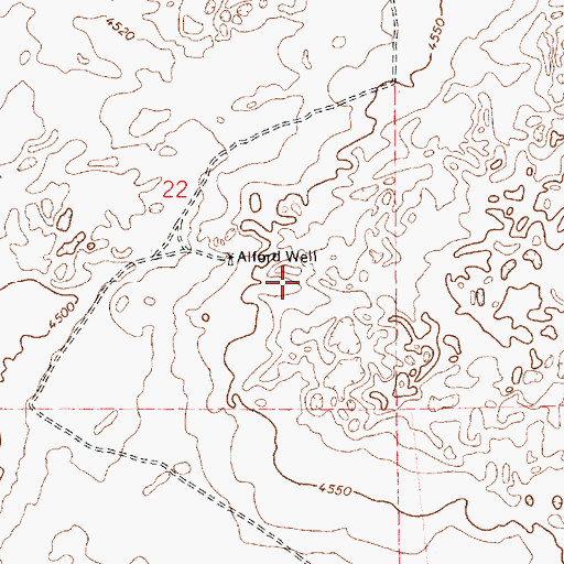 Topographic Map of 05324 Water Well, NM