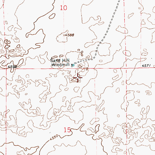 Topographic Map of 05320 Water Well, NM