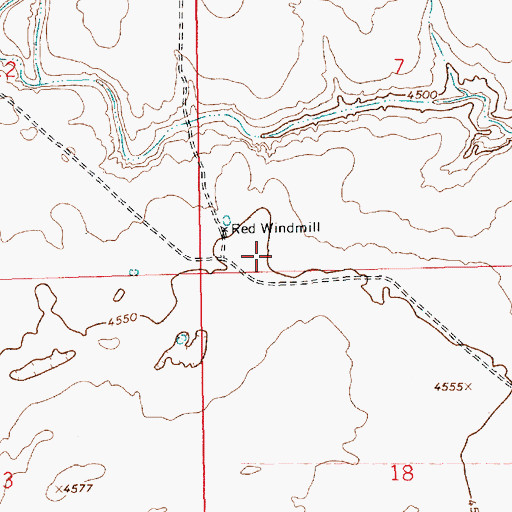 Topographic Map of 05328 Water Well, NM