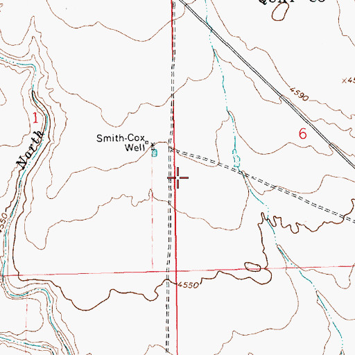 Topographic Map of 05318 Water Well, NM