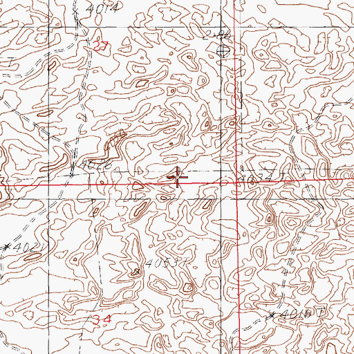 Topographic Map of 12137 Water Well, NM