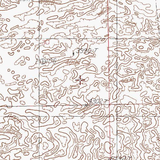 Topographic Map of 10856 Water Well, NM