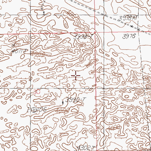 Topographic Map of 11050 Water Well, NM
