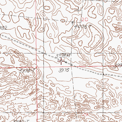 Topographic Map of 12144 Water Well, NM