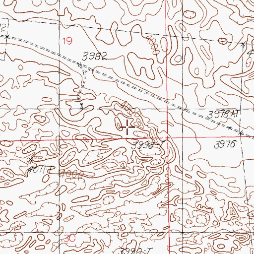 Topographic Map of 12143 Water Well, NM