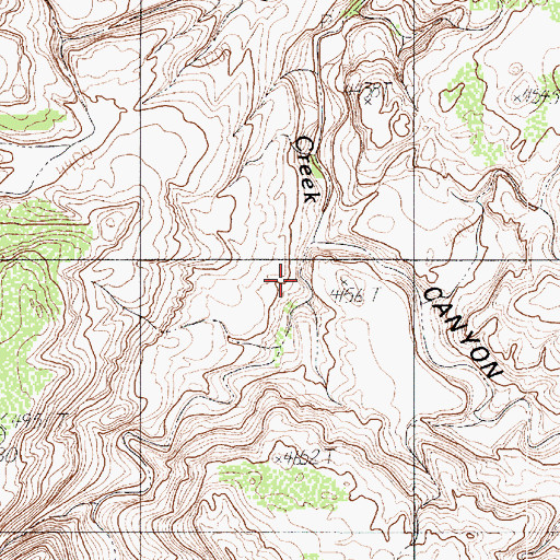 Topographic Map of Peach Wash, AZ