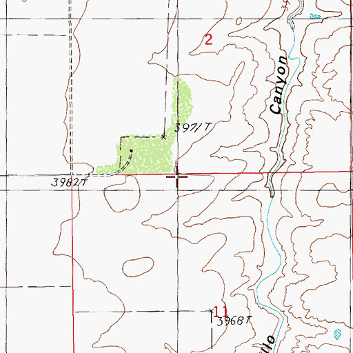 Topographic Map of 05387 Water Well, NM