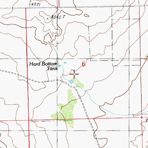 Topographic Map of 05388 Water Well, NM