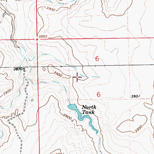 Topographic Map of 05217 Water Well, NM