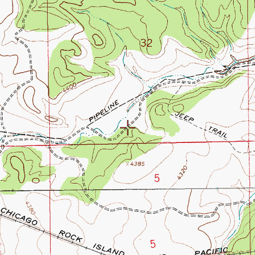 Topographic Map of 10114 Water Well, NM