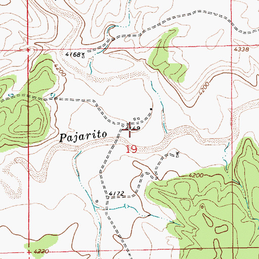 Topographic Map of 10111 Water Well, NM