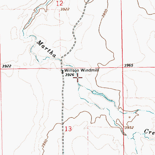 Topographic Map of 05222 Water Well, NM