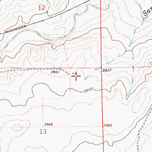 Topographic Map of 05209 Water Well, NM