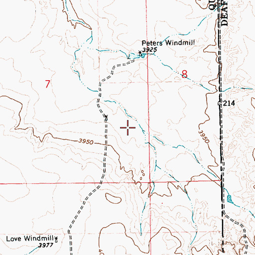 Topographic Map of 05231 Water Well, NM