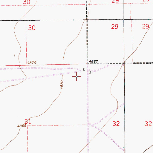 Topographic Map of 10241 Water Well, NM