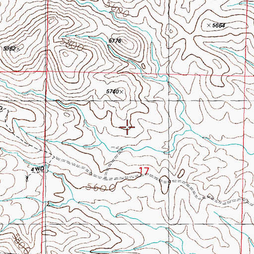 Topographic Map of 01508 Water Well, NM