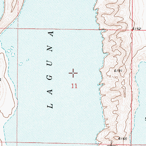 Topographic Map of Laguna del Perro, NM