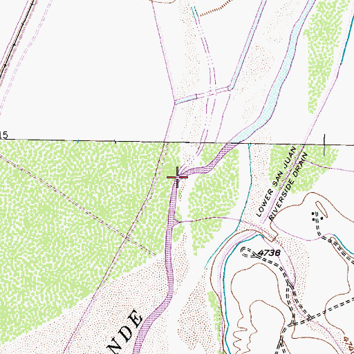 Topographic Map of Rio Puerco, NM