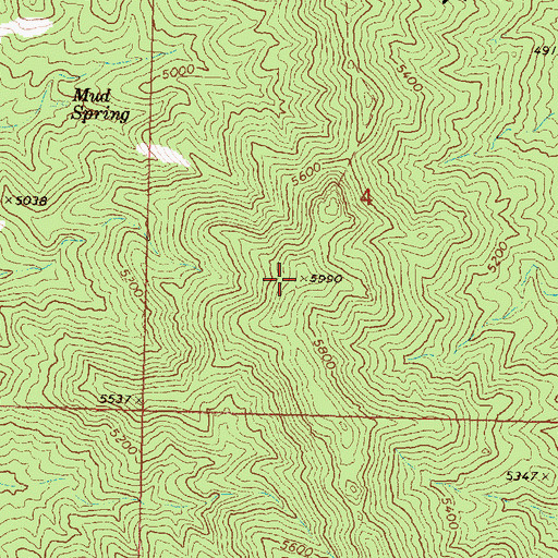 Topographic Map of Peacock Mountains, AZ