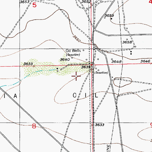 Topographic Map of Artesia Oil Field, NM