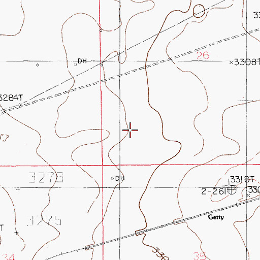 Topographic Map of Unite State Potash Reserve, NM