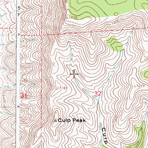 Topographic Map of Otero County, NM