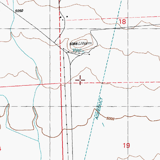 Topographic Map of 2-C Cattle Company, NM