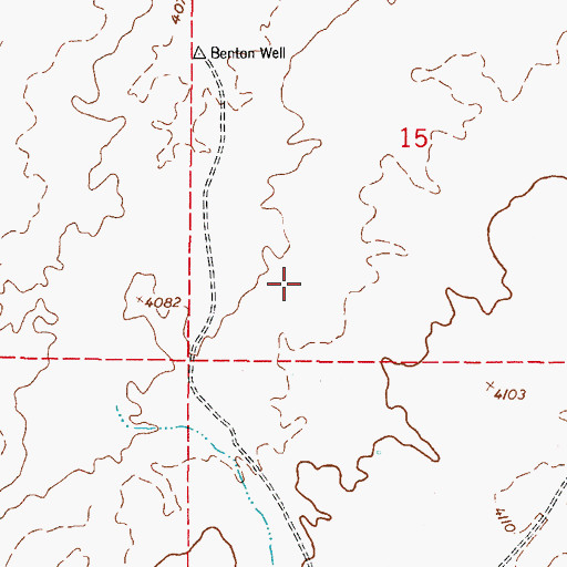 Topographic Map of Launch Control, NM
