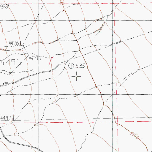 Topographic Map of Hachita Cattle Company, NM