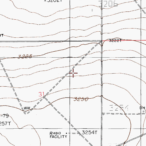 Topographic Map of Cavern City Dragway, NM