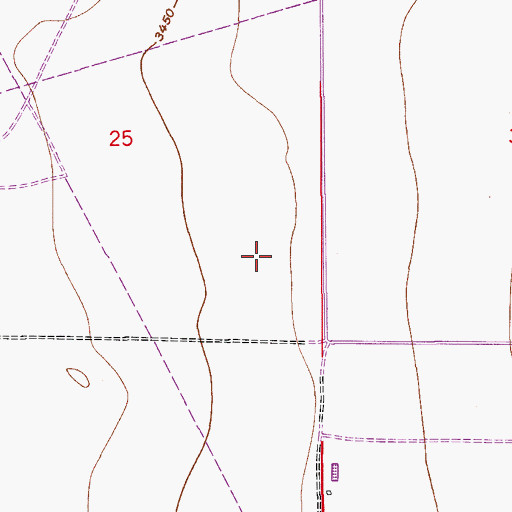 Topographic Map of Eddy County Fairgrounds, NM