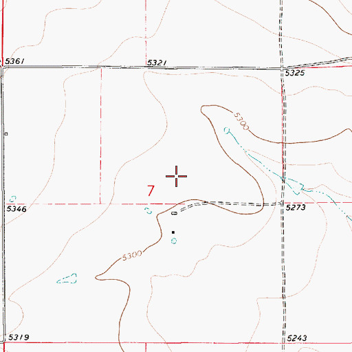 Topographic Map of Simpson, NM