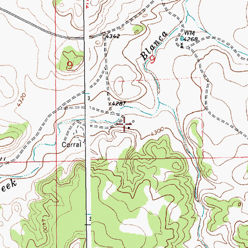 Topographic Map of Kilgore, NM