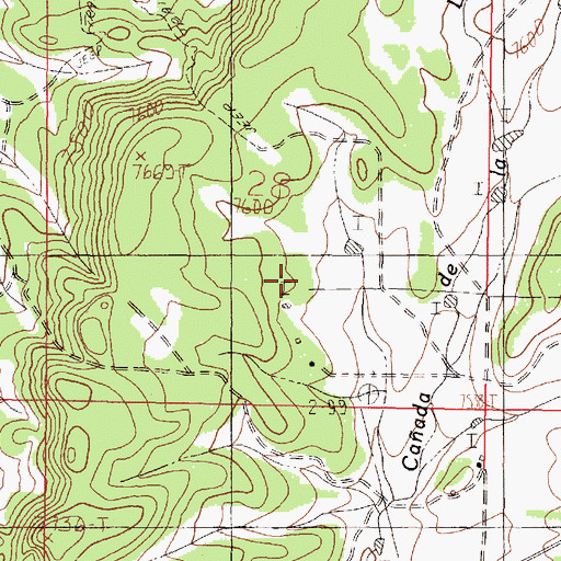 Topographic Map of Duran, NM