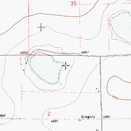 Topographic Map of Duke, NM