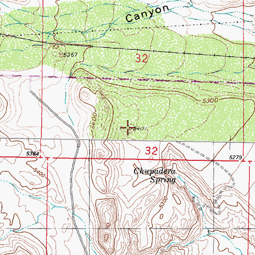 Topographic Map of Socorro Thermal Known Geothermal Resource Area, NM