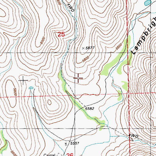 Topographic Map of Rincon Well, NM