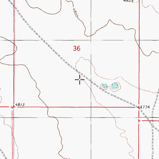Topographic Map of Wildcat Draw, NM