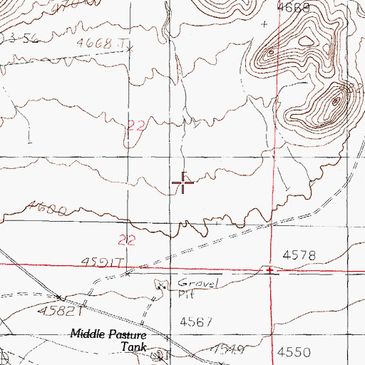Topographic Map of NASA Luna Surveillance Station, NM