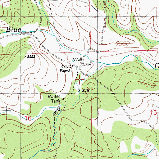 Topographic Map of Schale, NM