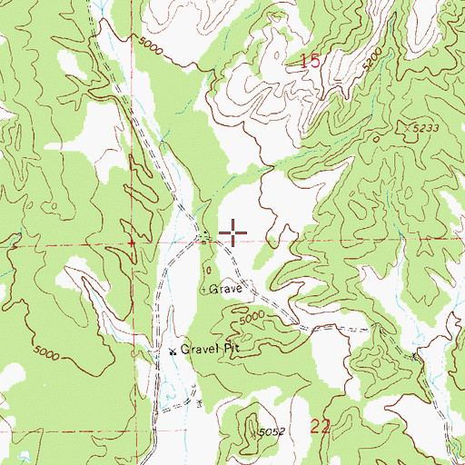 Topographic Map of Stevenson, NM