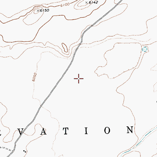 Topographic Map of Pure Oil Test Well Navajo Number 1, NM