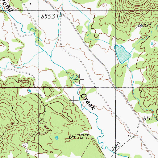 Topographic Map of Rural Bookmobile Northeast, NM