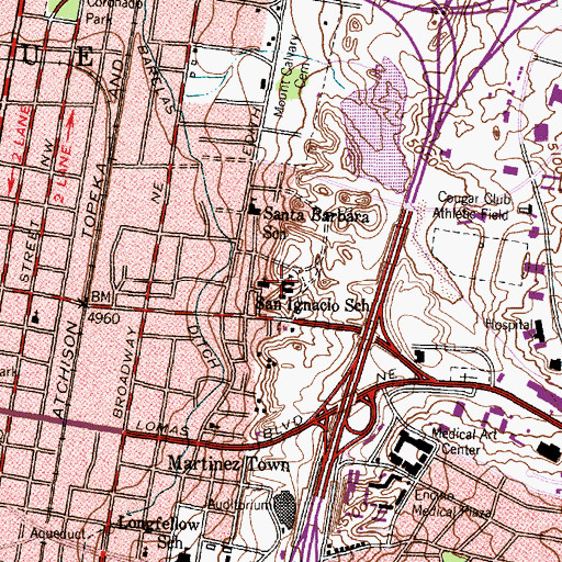 Topographic Map of Telephone Pioneer Museum, NM