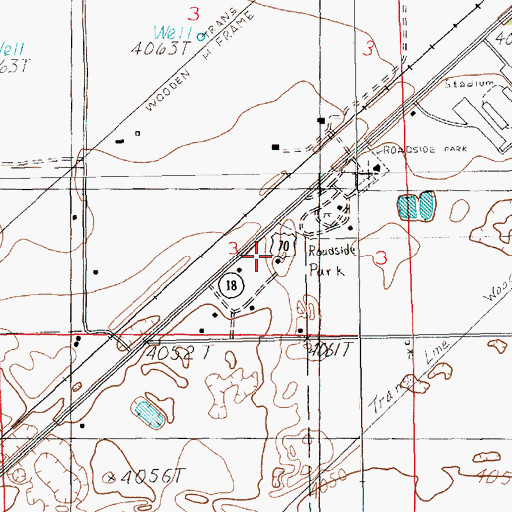 Topographic Map of Blackwater Draw Site and Museum, NM