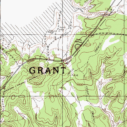 Topographic Map of Heron Lake State Park, NM