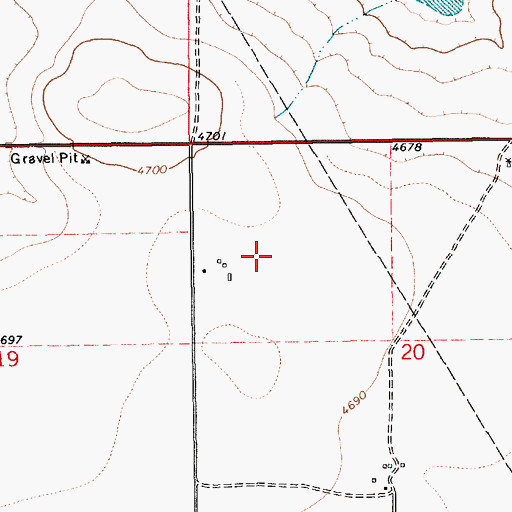 Topographic Map of Best, NM
