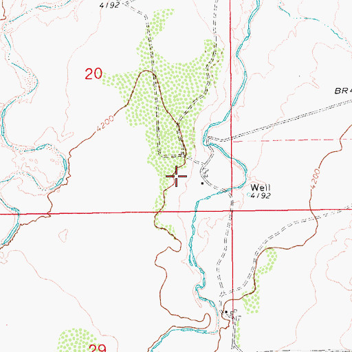 Topographic Map of Horton, NM
